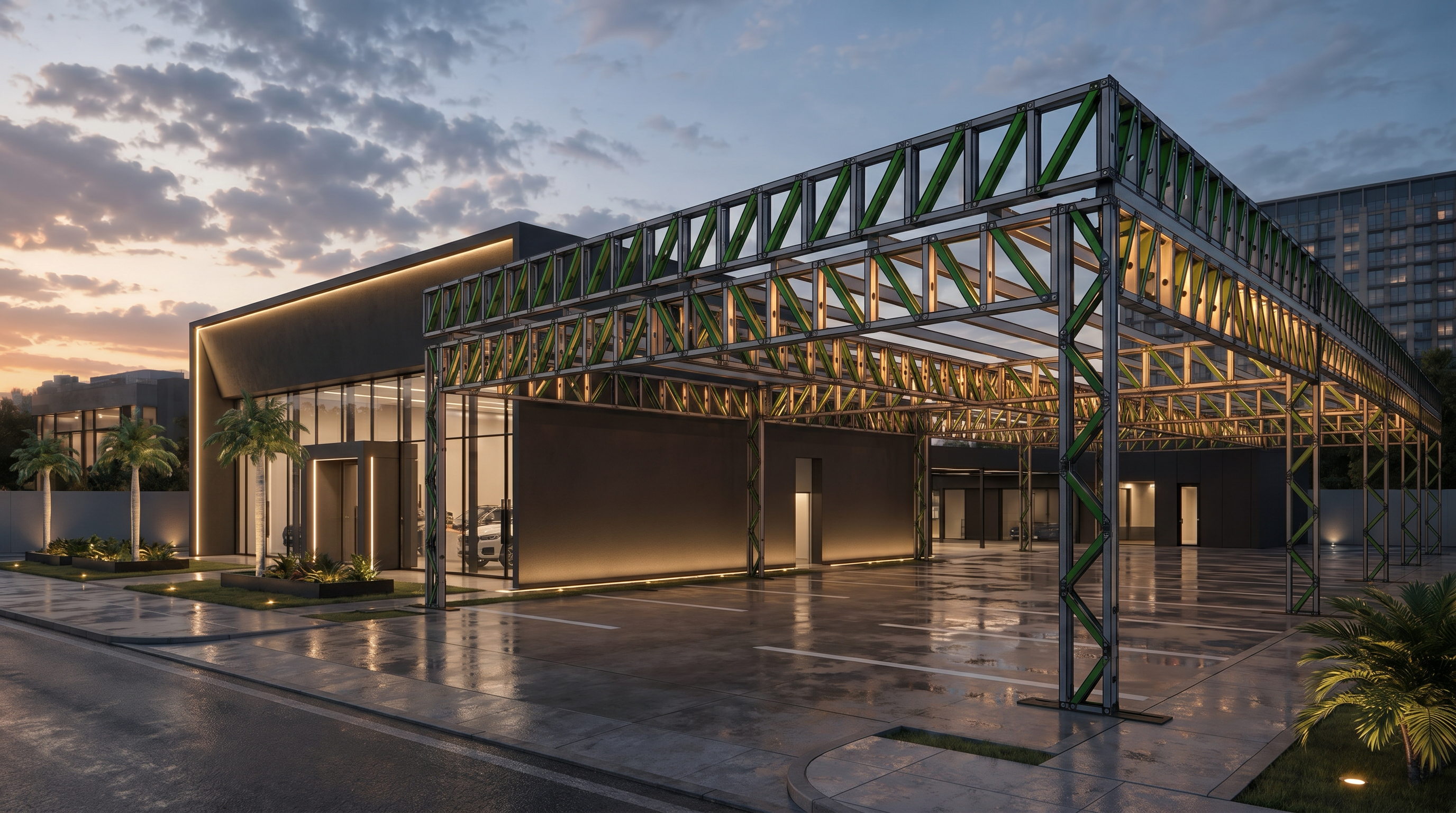 Commercial structure preview